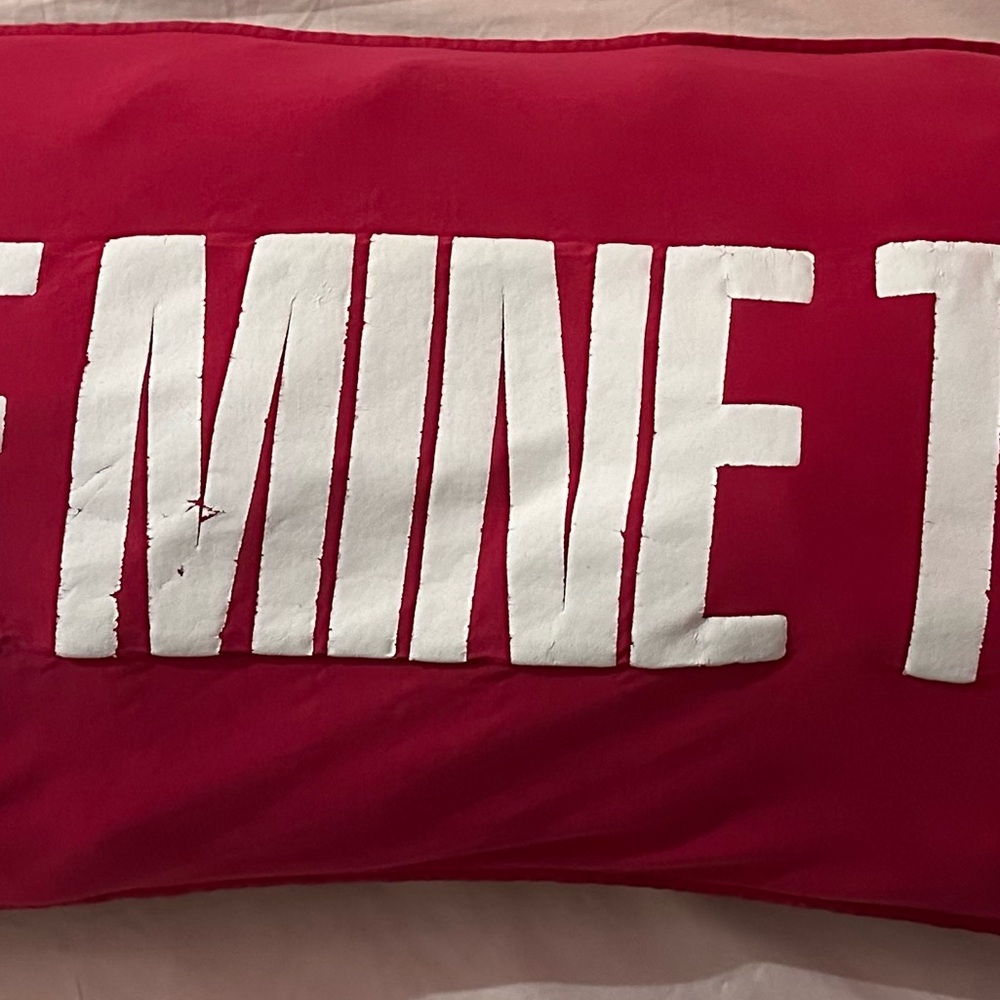 VINTAGE VICTORIAS SECRET PINK YOU’RE MINE TONIGHT BODY PILLOW - Picture 4 of 16